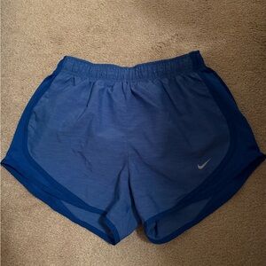 Nike Women's Dual Blue Athletic Shorts